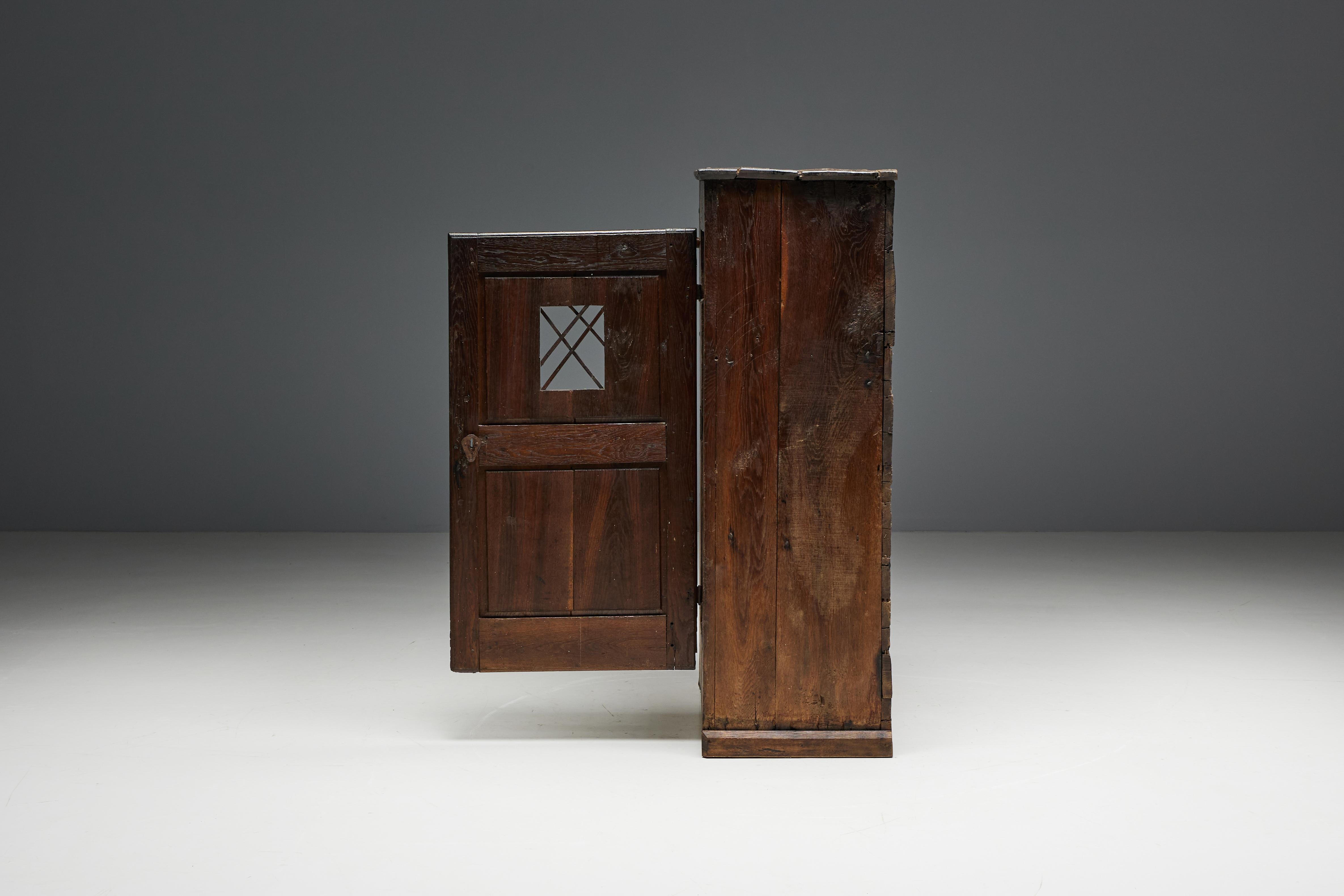 Gabinetto primitivo Wabi Sabi, Francia, XIX secolo in vendita 2