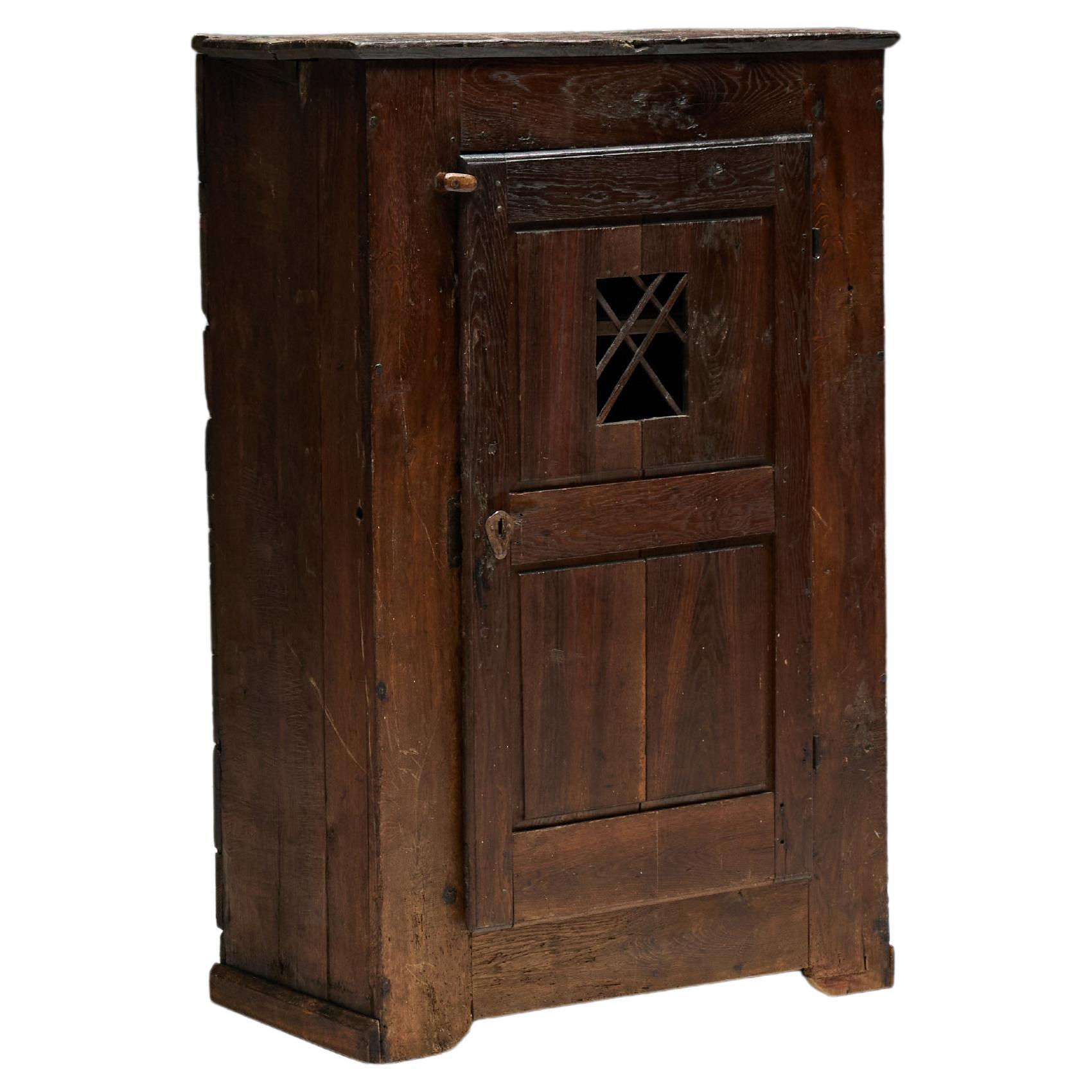 Primitive Wabi Sabi Cabinet, France, 19th Century