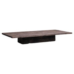 Retro Primitive Wabi-Sabi Esque Wooden Coffee Table