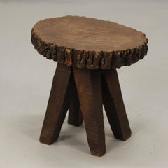 Primitive Wabi Sabi Pine Farmhouse Side Table