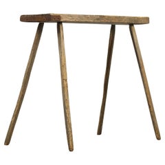 Primitive Wabi Sabi Pine Farmhouse Workbench / Side Table