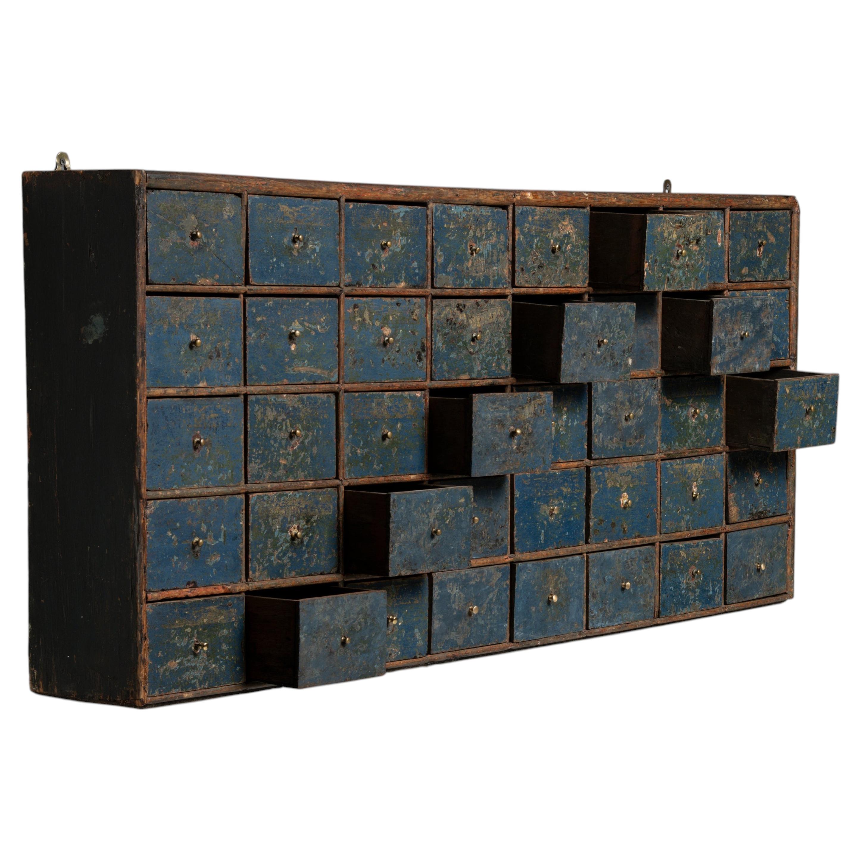Primitive Wall Cabinet, England 1820