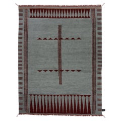 Primitive Weave 1 in Stone, Handmade rug by Chiara Andreatti for cc-tapis