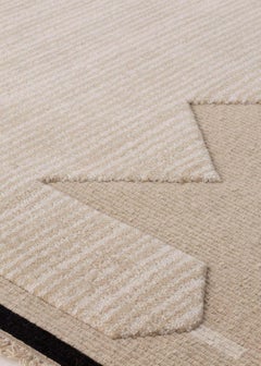 Primitive Weave 4 in Undyed cc-tapis Handmade rug by Chiara Andreatti