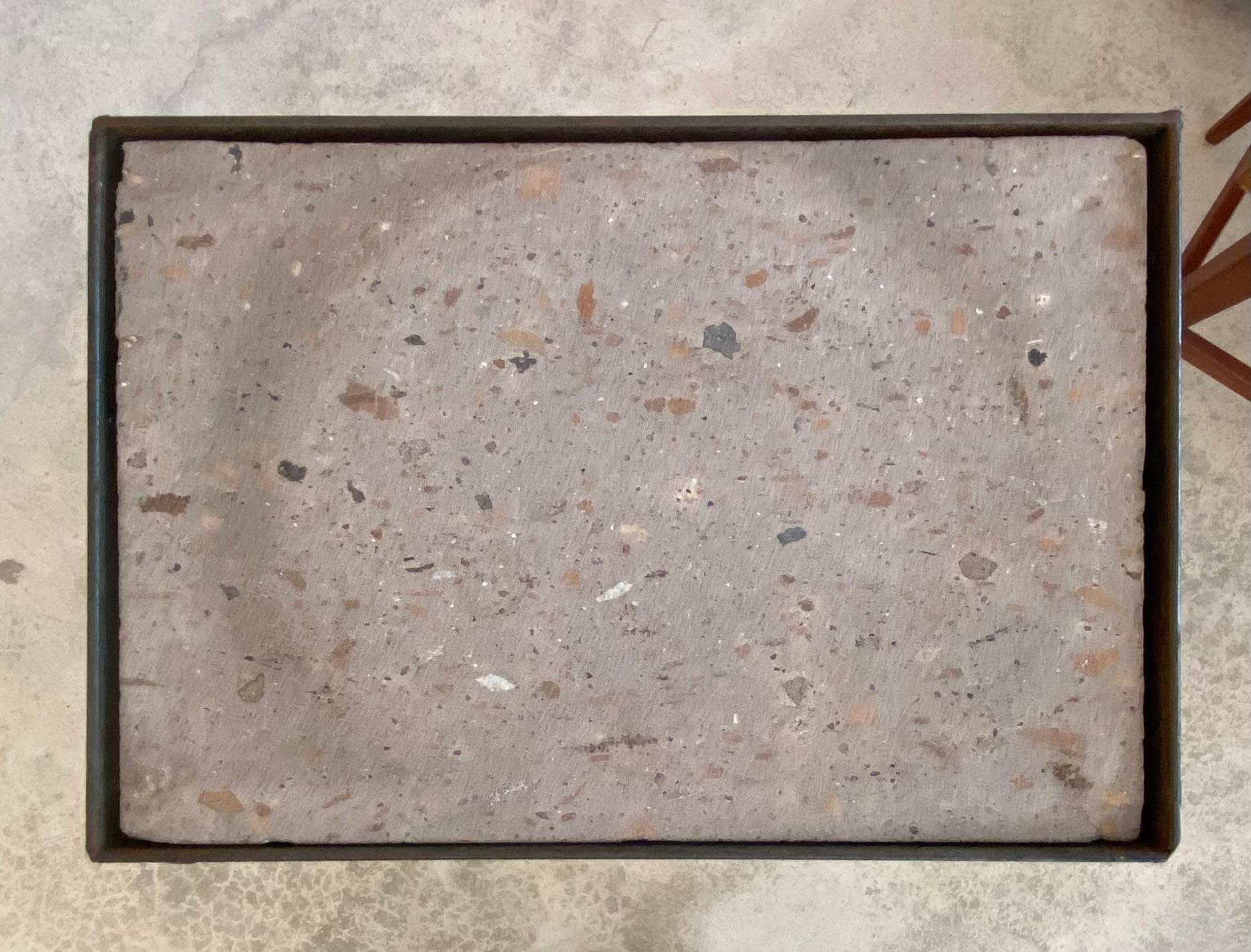 Primitive Welded Steel Pedestal With Concrete en vente 11