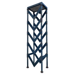 Primitive Welded Steel Pedestal With Concrete