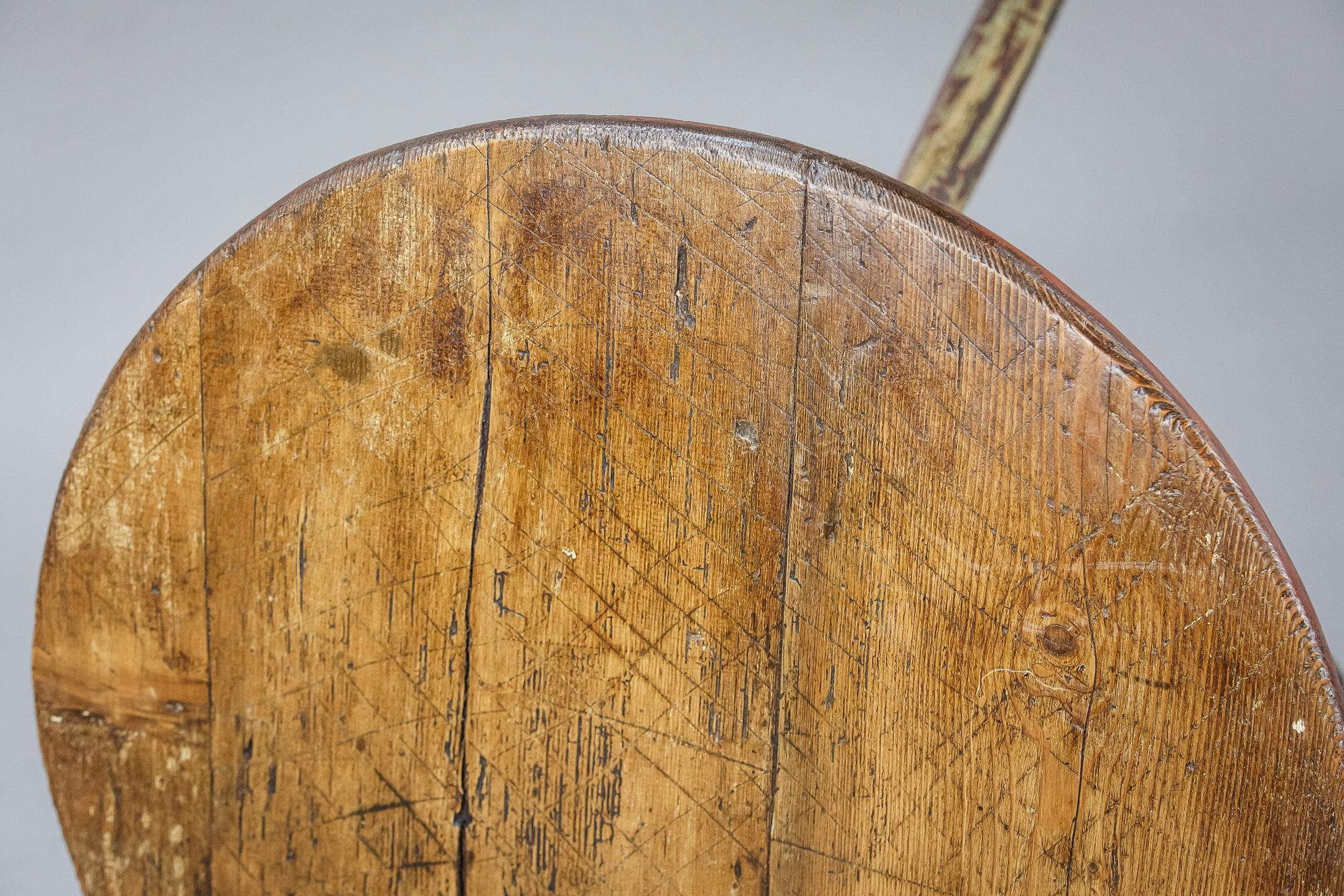 Primitive Welsh 19th Century Cricket Table 4