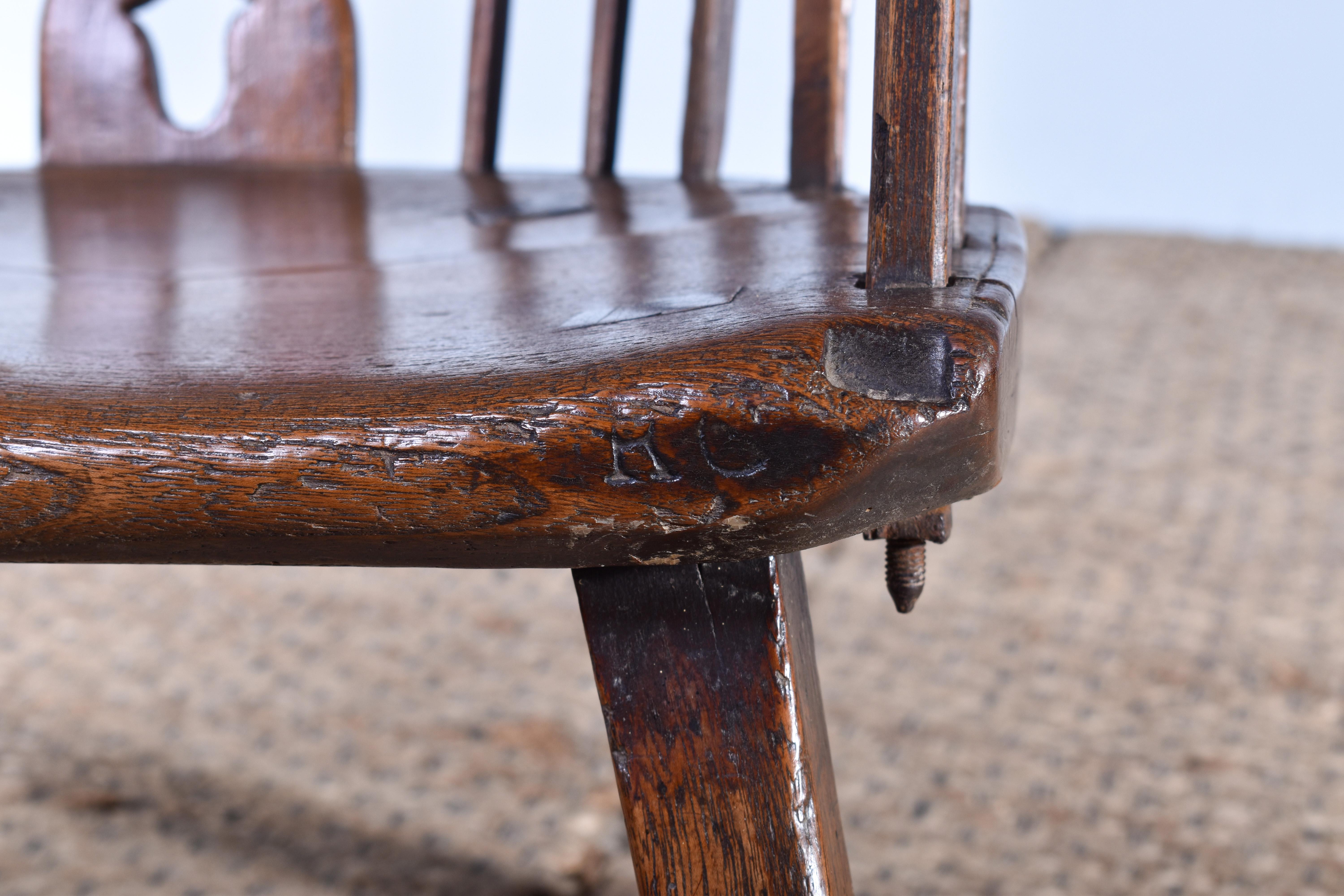 Primitive Windsor Armchair For Sale 3