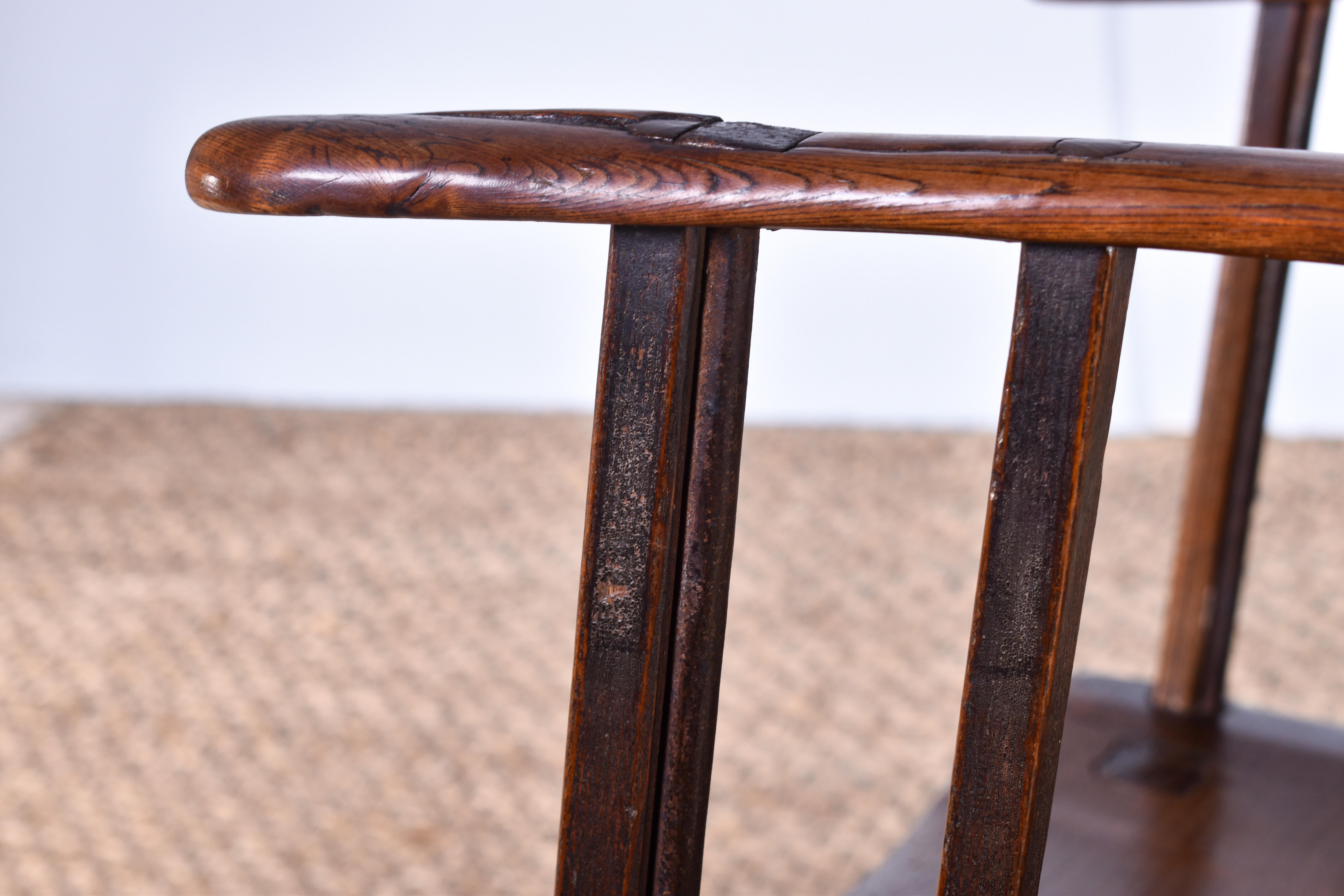 Primitive Windsor Armchair For Sale 6