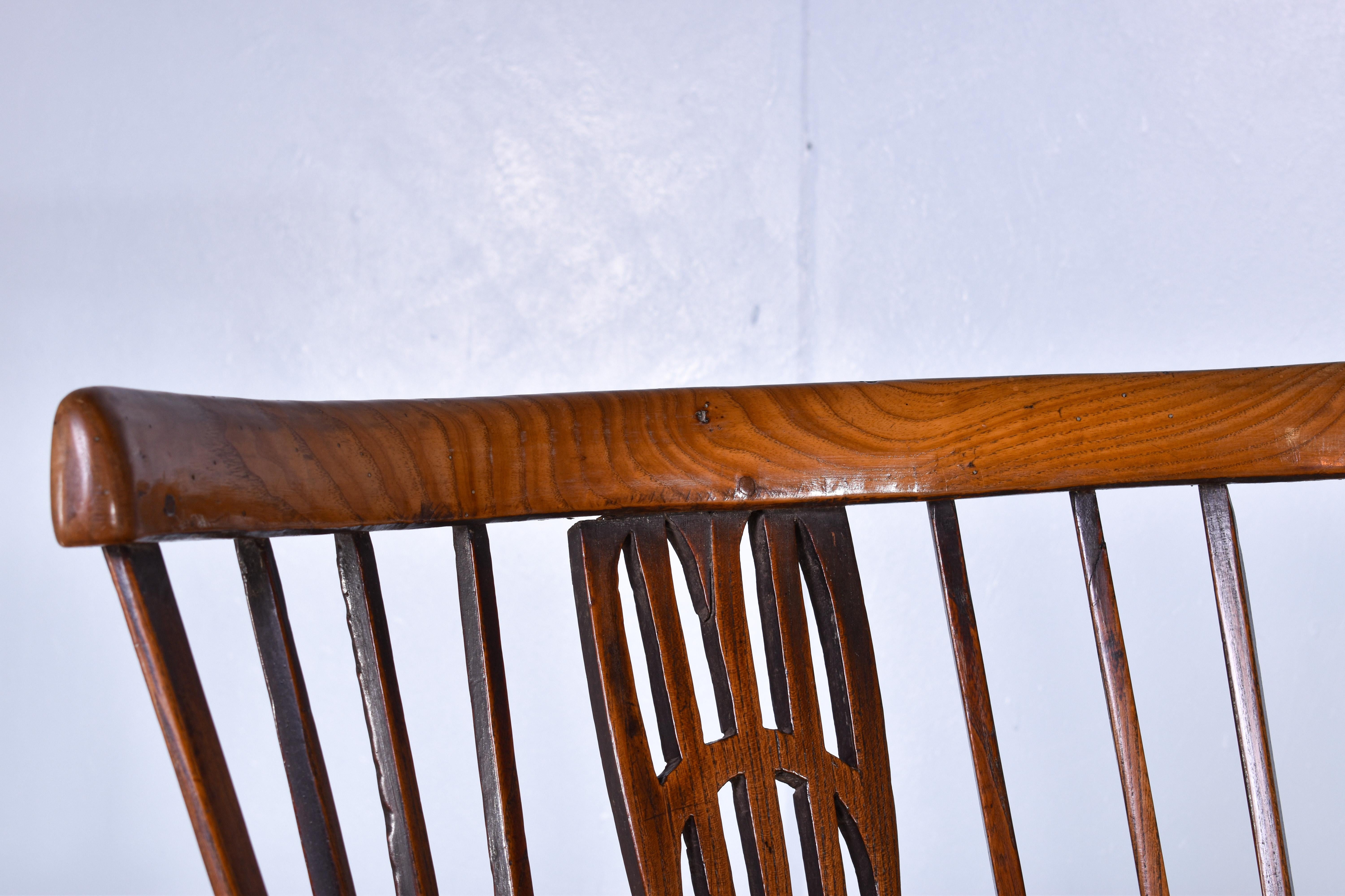 Primitive Windsor Armchair For Sale 8