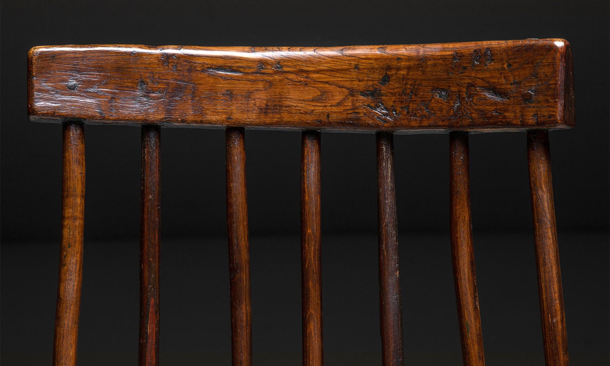 20th Century Primitive Windsor Chair, England, circa 1780