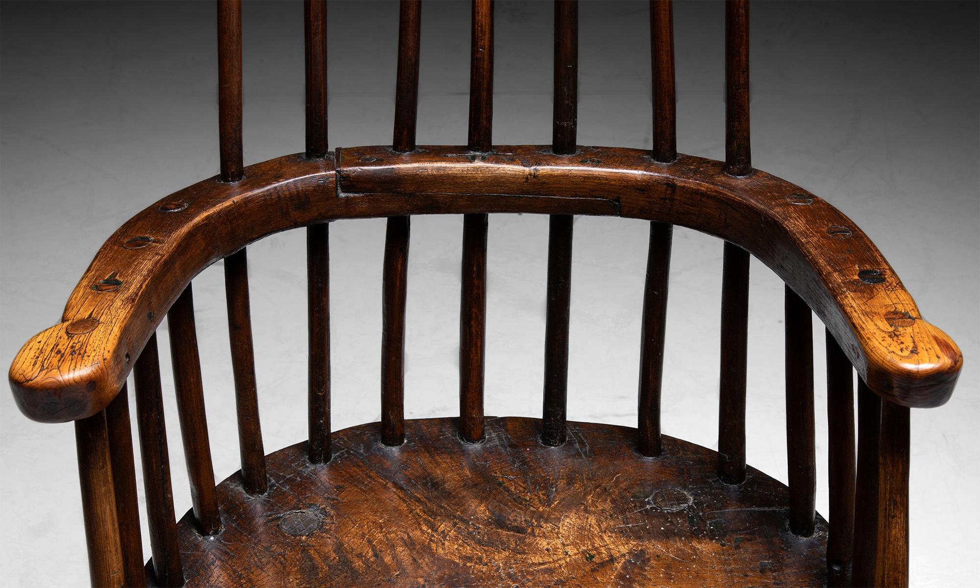 Wood Primitive Windsor Chair, England, circa 1780