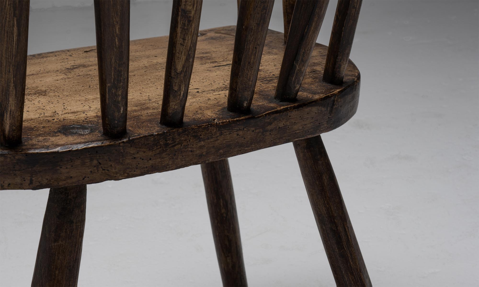 primitive windsor chair