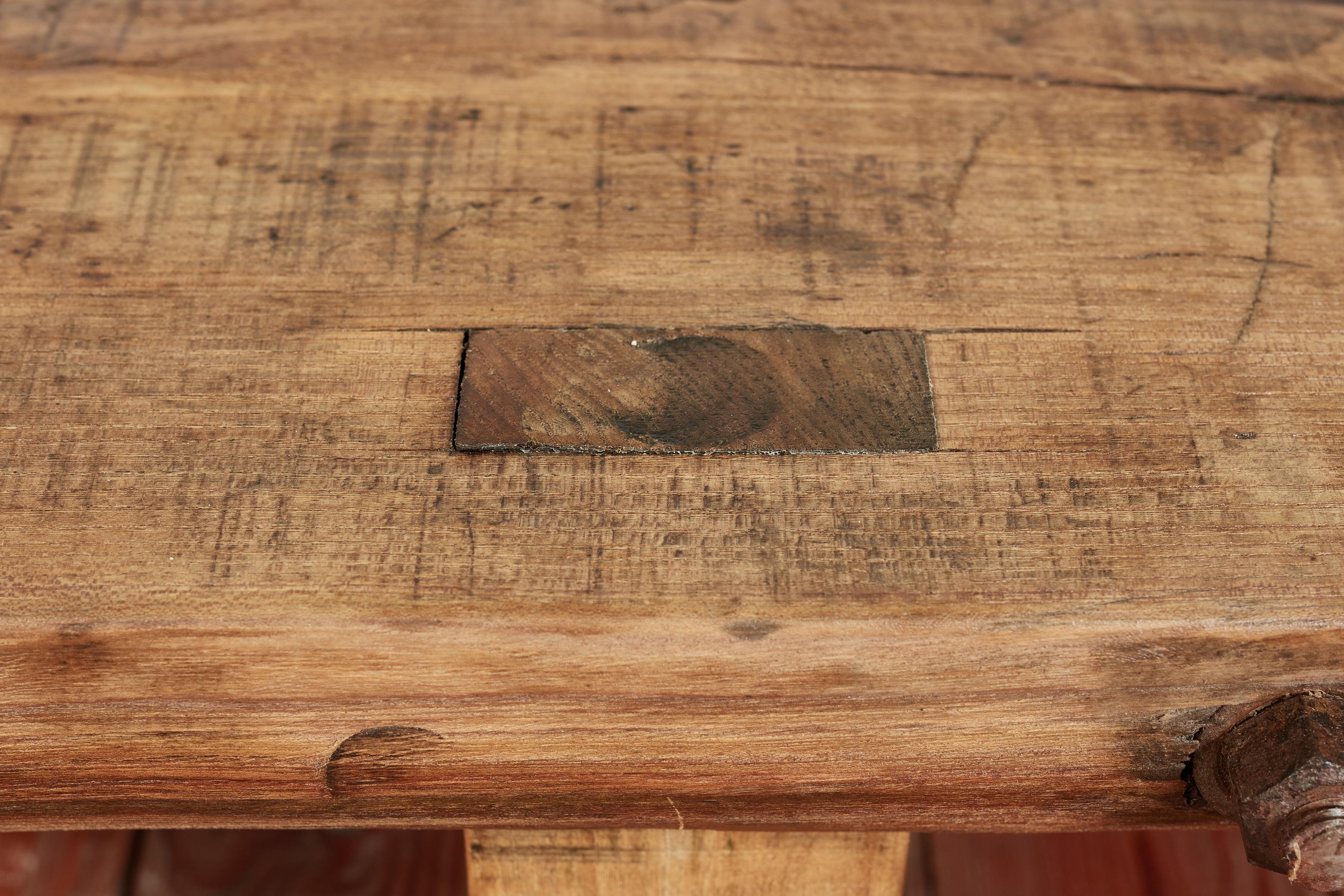 Banc en bois primitif en vente 14
