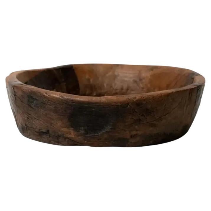 Primitive Wood Bowl For Sale