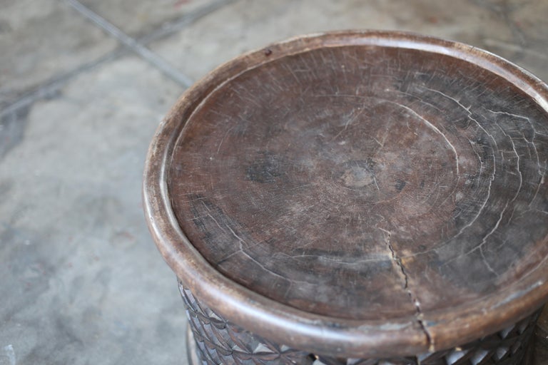 African Primitive Wood Coffee Table from Africa For Sale