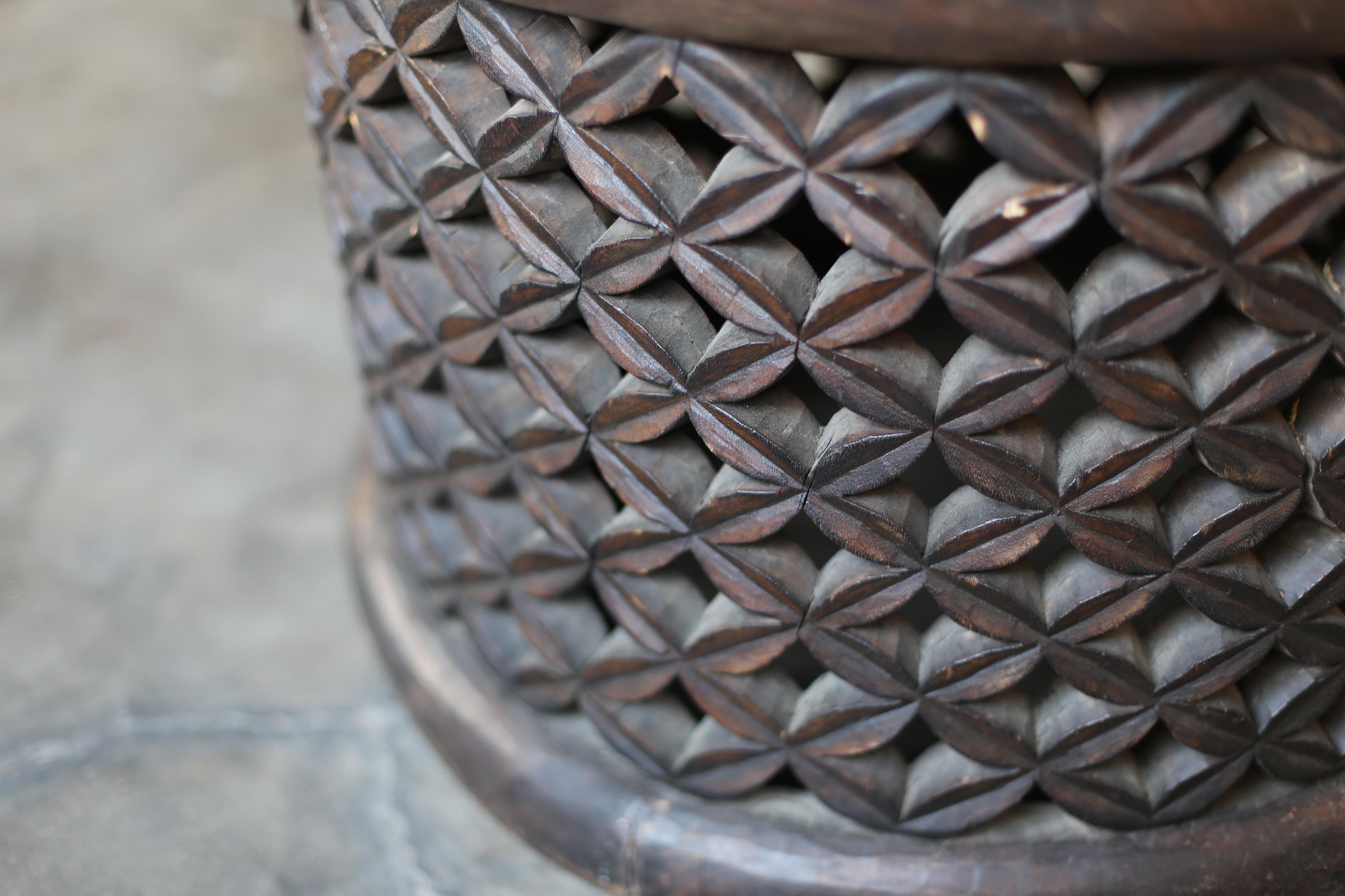 African Primitive Wood Coffee Table from Africa