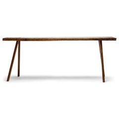 Console primitiva in Wood dagli USA