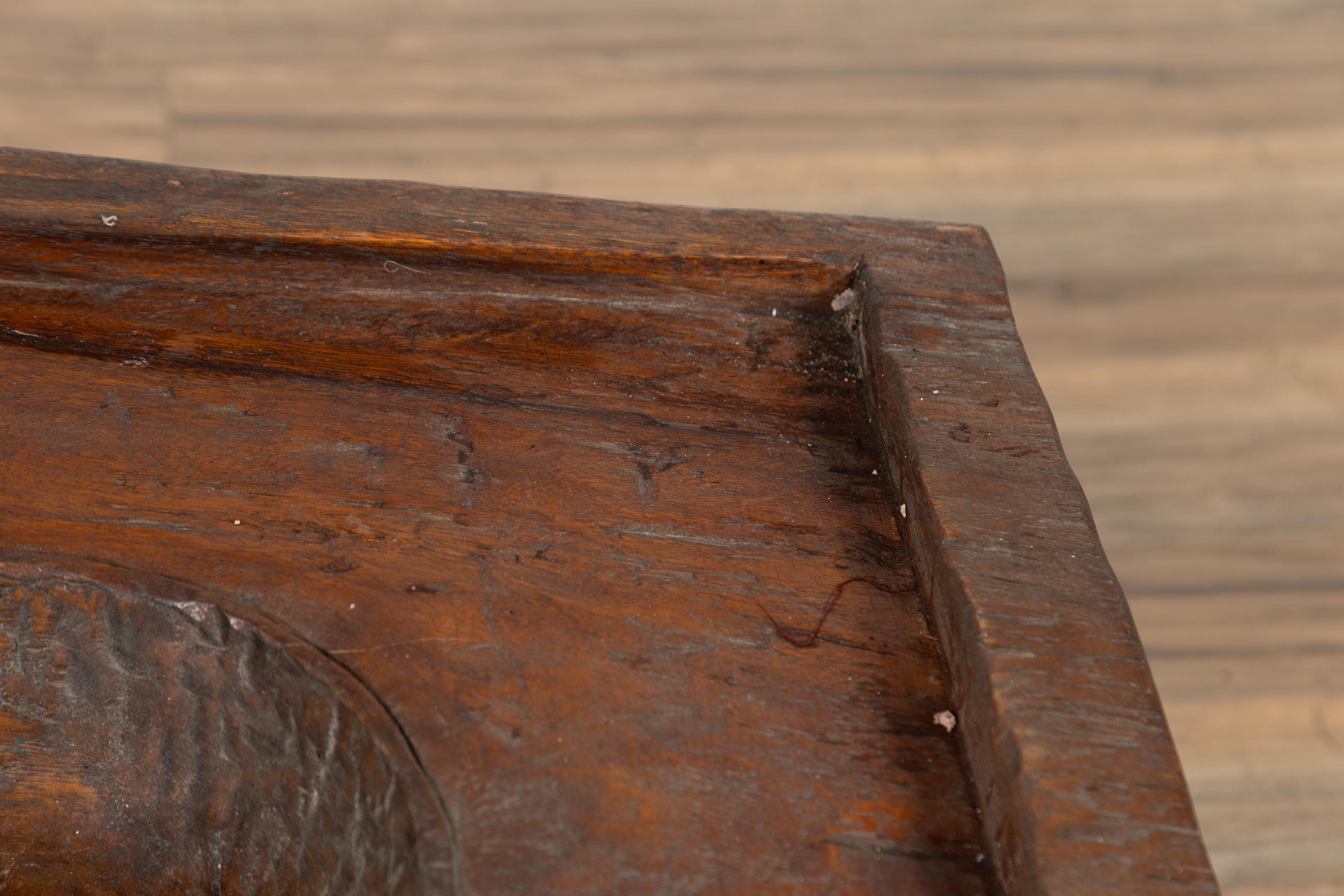 Legno Fioriera in legno indonesiano marrone dei primi anni del XX secolo in vendita