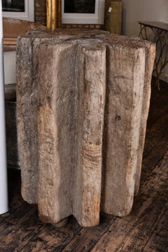 Primitive Wood Pedestal