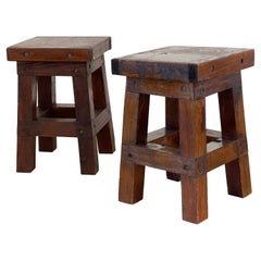 Primitive Wood Stools