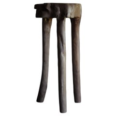 Primitive wood table /wabi-sabi table / primitive flower table