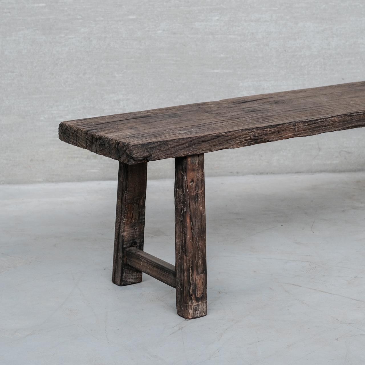 Banc belge primitif en bois Bon état - En vente à London, GB