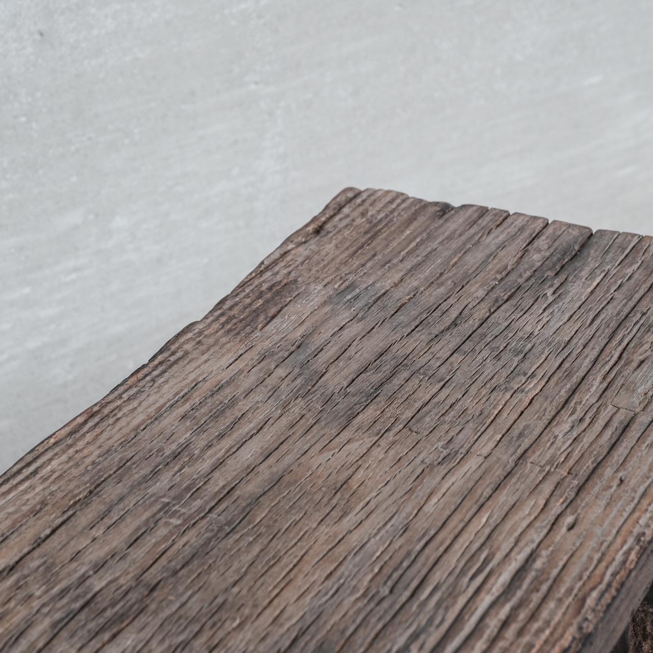 Banc belge primitif en bois en vente 1