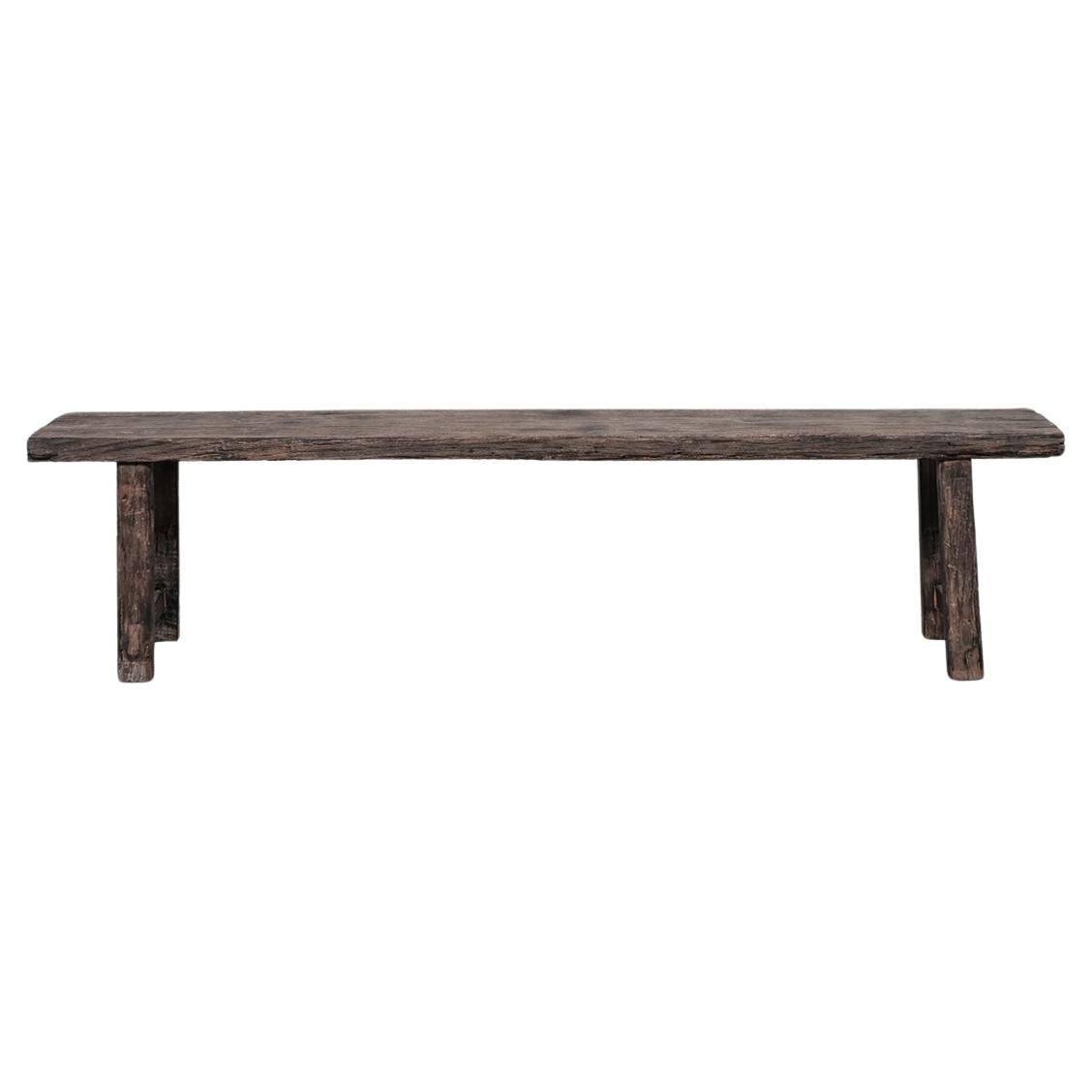 Primitive Wooden Belgium Bench