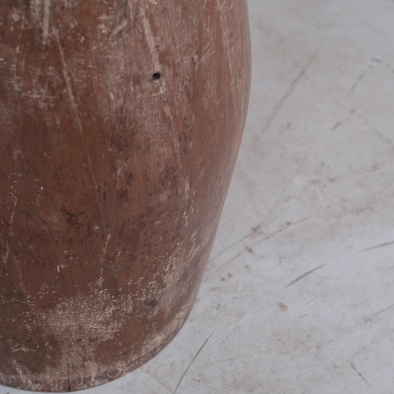 Primitive Wooden Circular Planter or Umbrella Stand For Sale 2