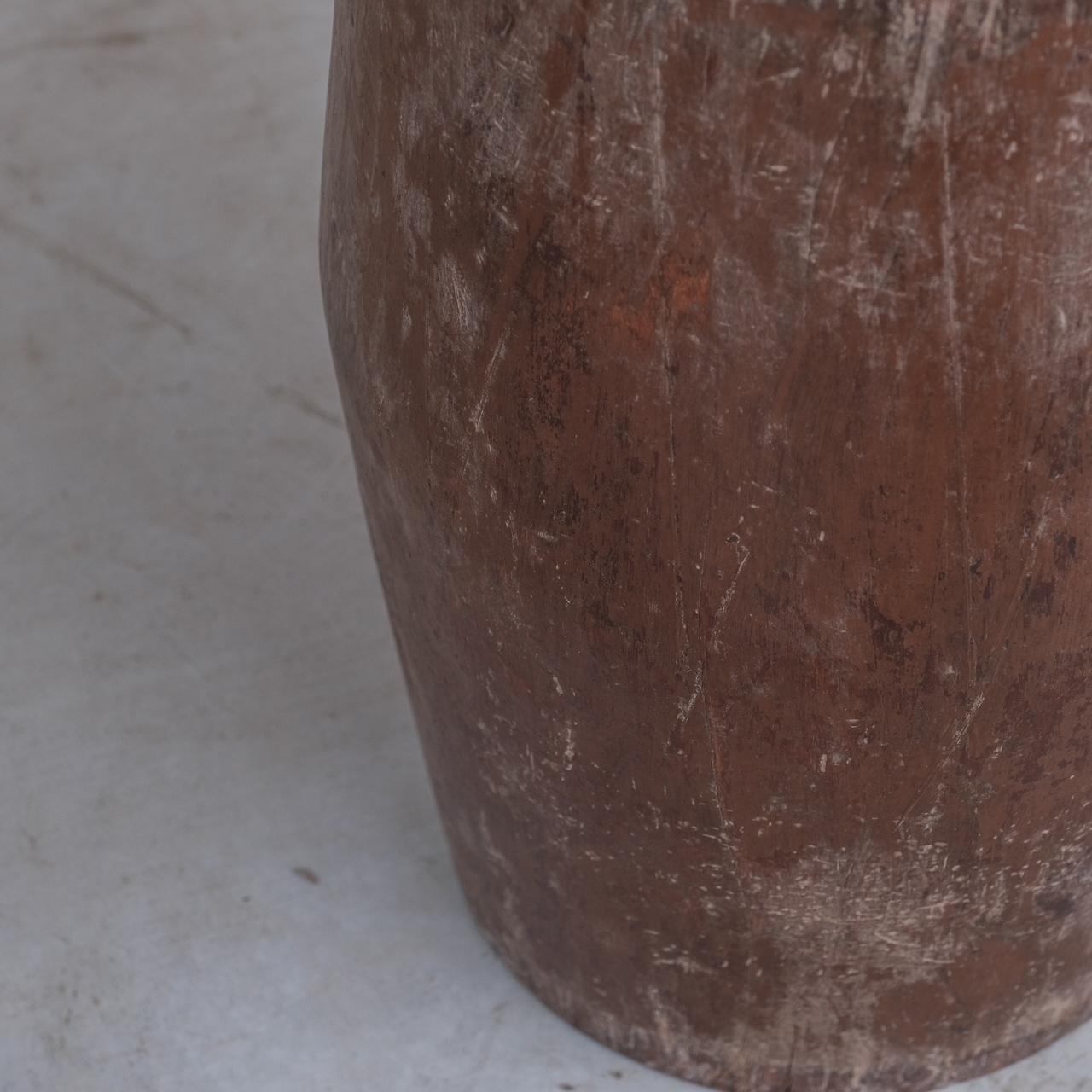 Primitive Wooden Circular Planter or Umbrella Stand For Sale 3