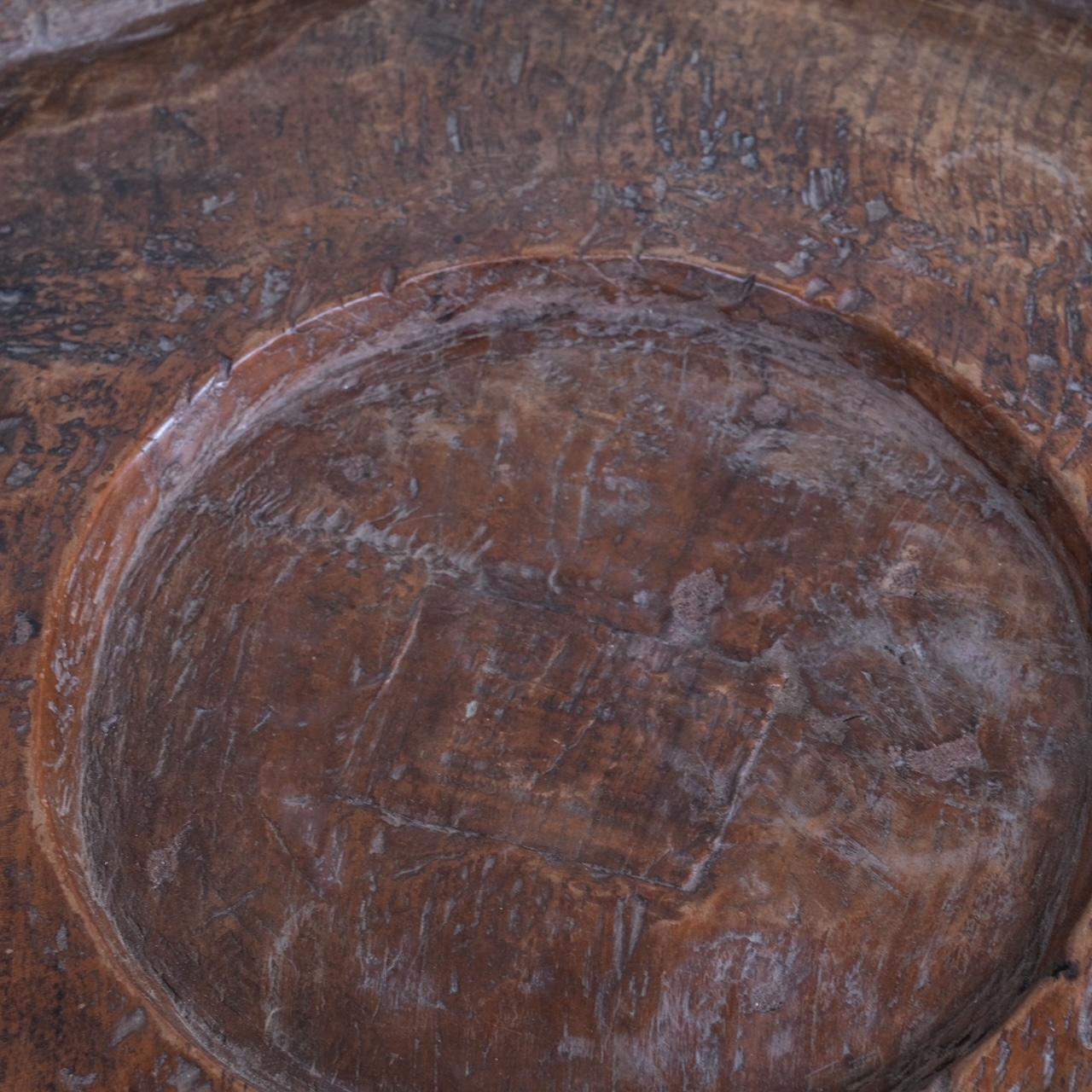 Primitive Wooden Mid-Century Coffee Table 2