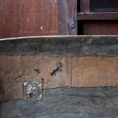 Primitive wooden trough, wabi-sabi style, Spain, 19th century