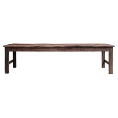 Mesa de comedor XXL de madera primitiva
