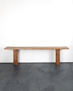 Primitive XL Elm Console Table