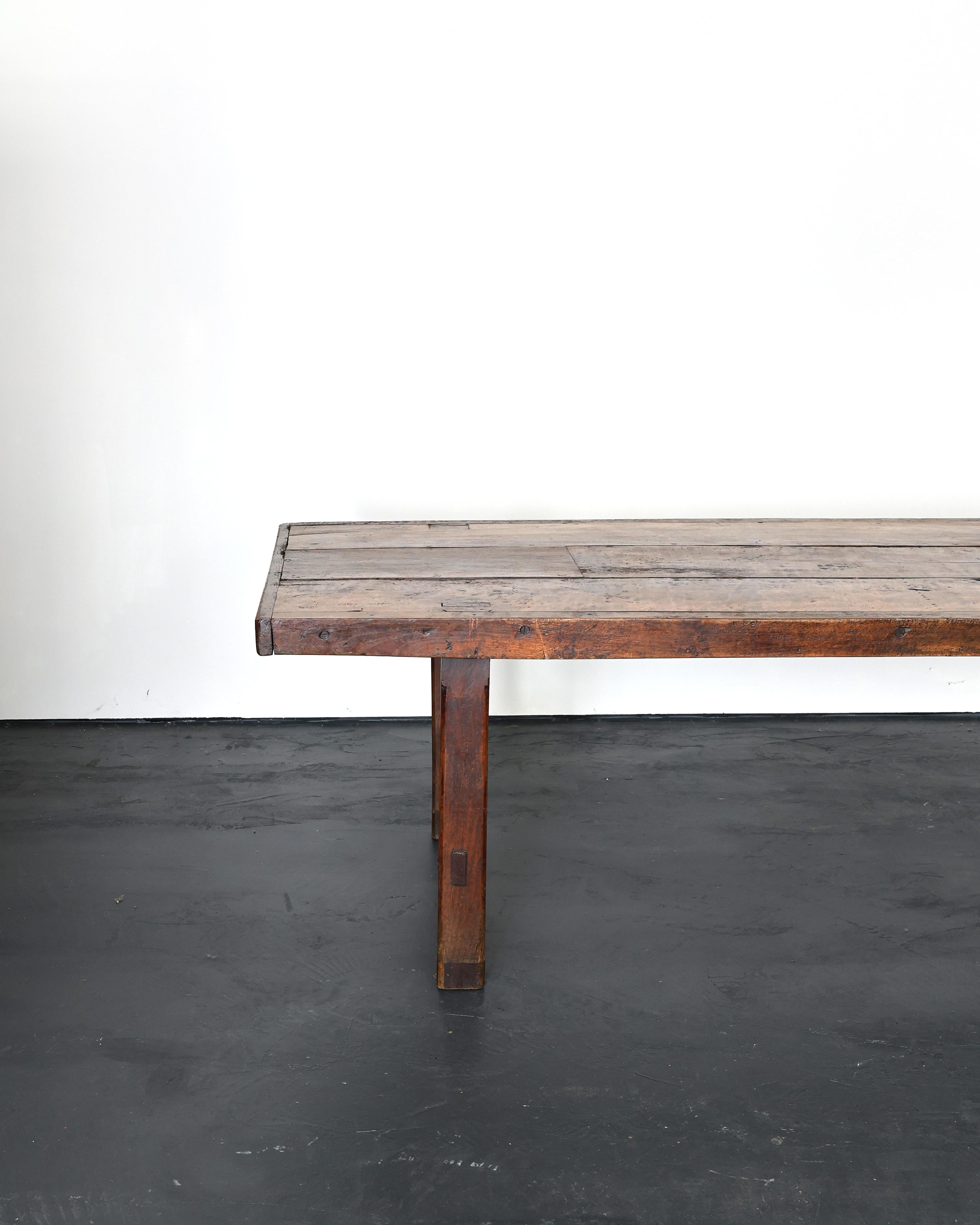Primitive XXL Early 19th C. Normandy Dinning Table For Sale 10