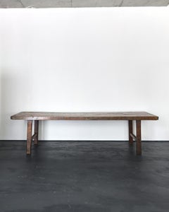 Primitiver XXL-Esstisch aus der Normandie im frühen 19. Jahrhundert