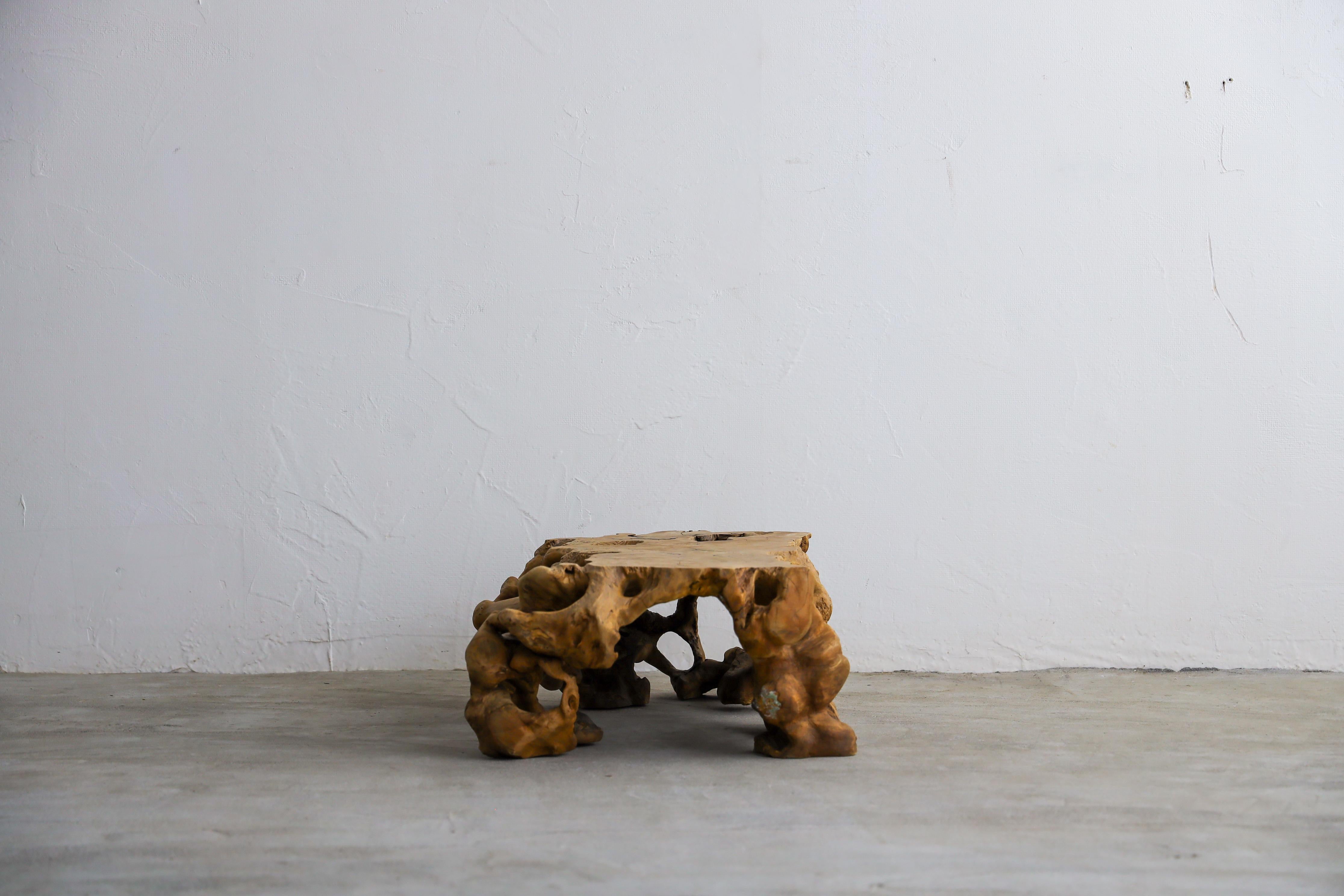 Rustic Low Table, Coffee table, Japanese Antique 5