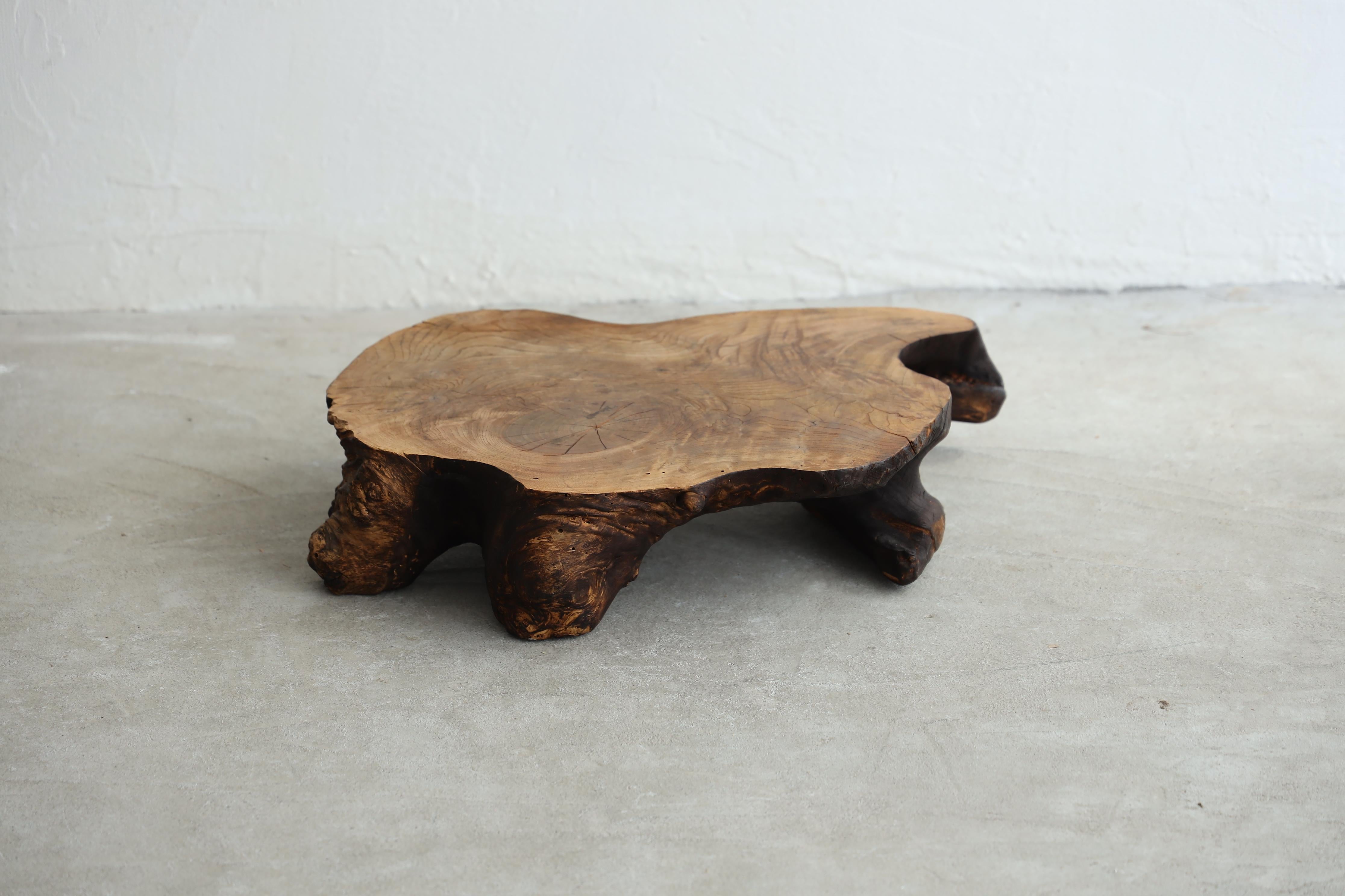Taisho Primitives Table basse, Table basse, Antiquités japonaises en vente