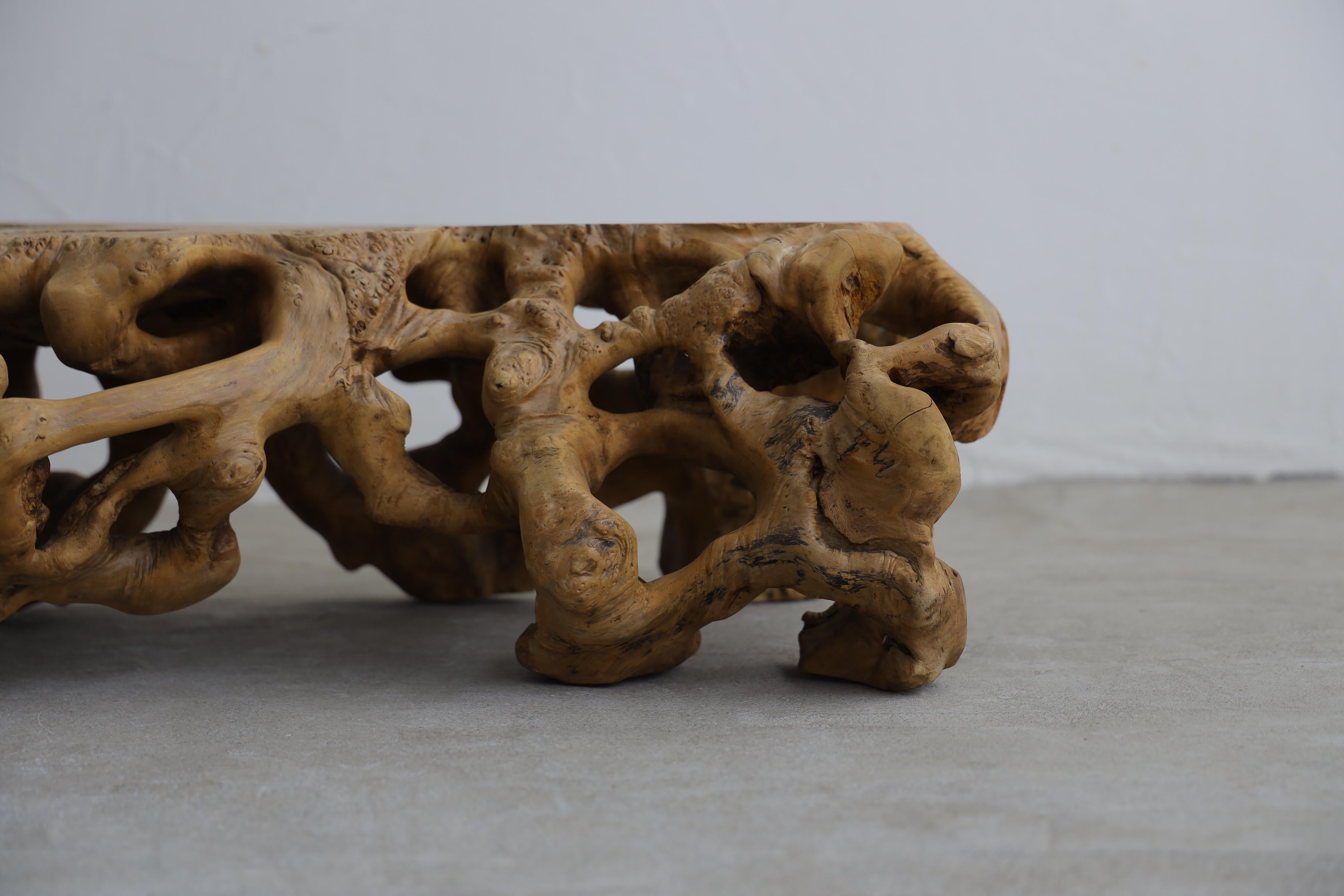 20th Century Rustic Low Table, Coffee table, Japanese Antique