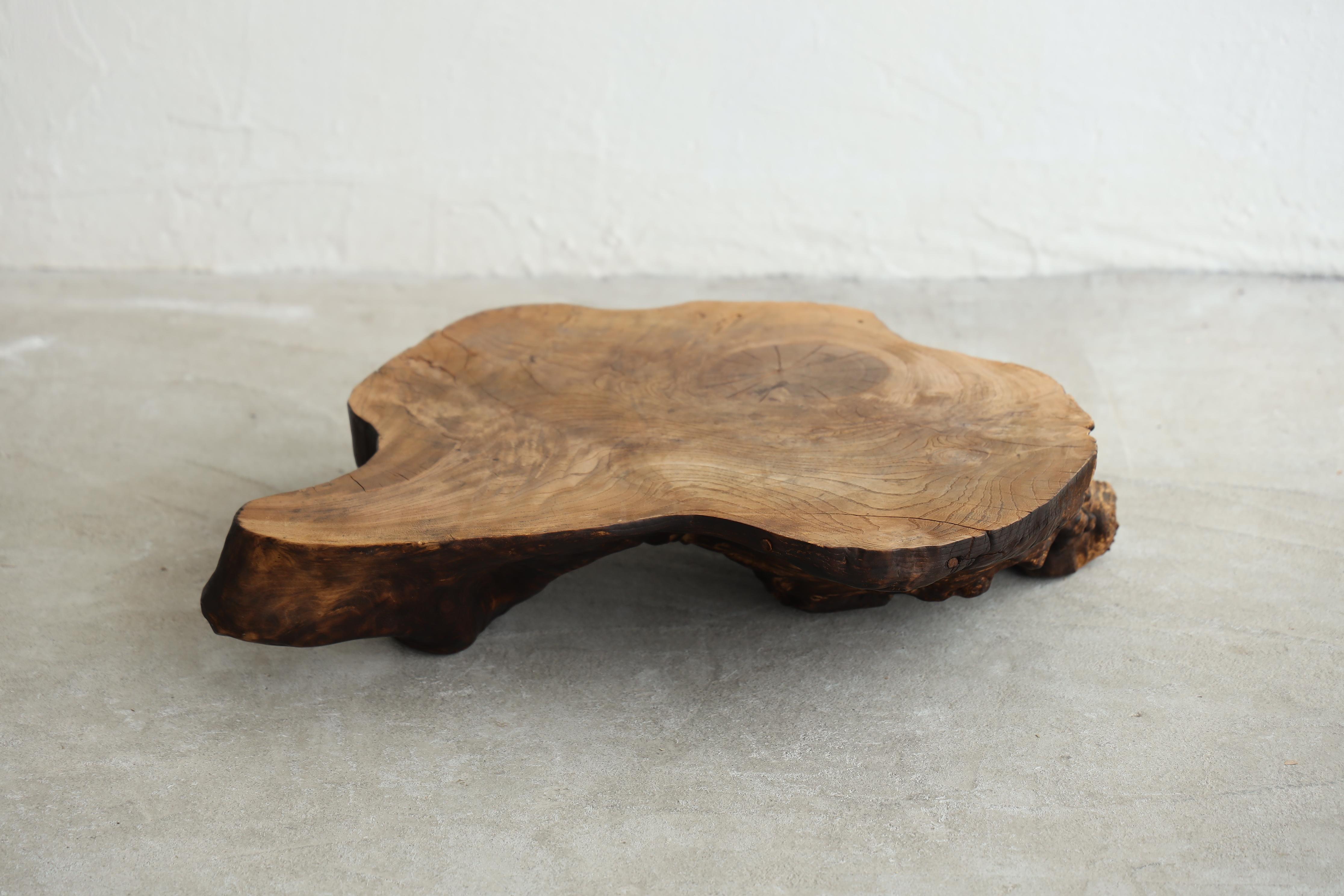 Bois Primitives Table basse, Table basse, Antiquités japonaises en vente
