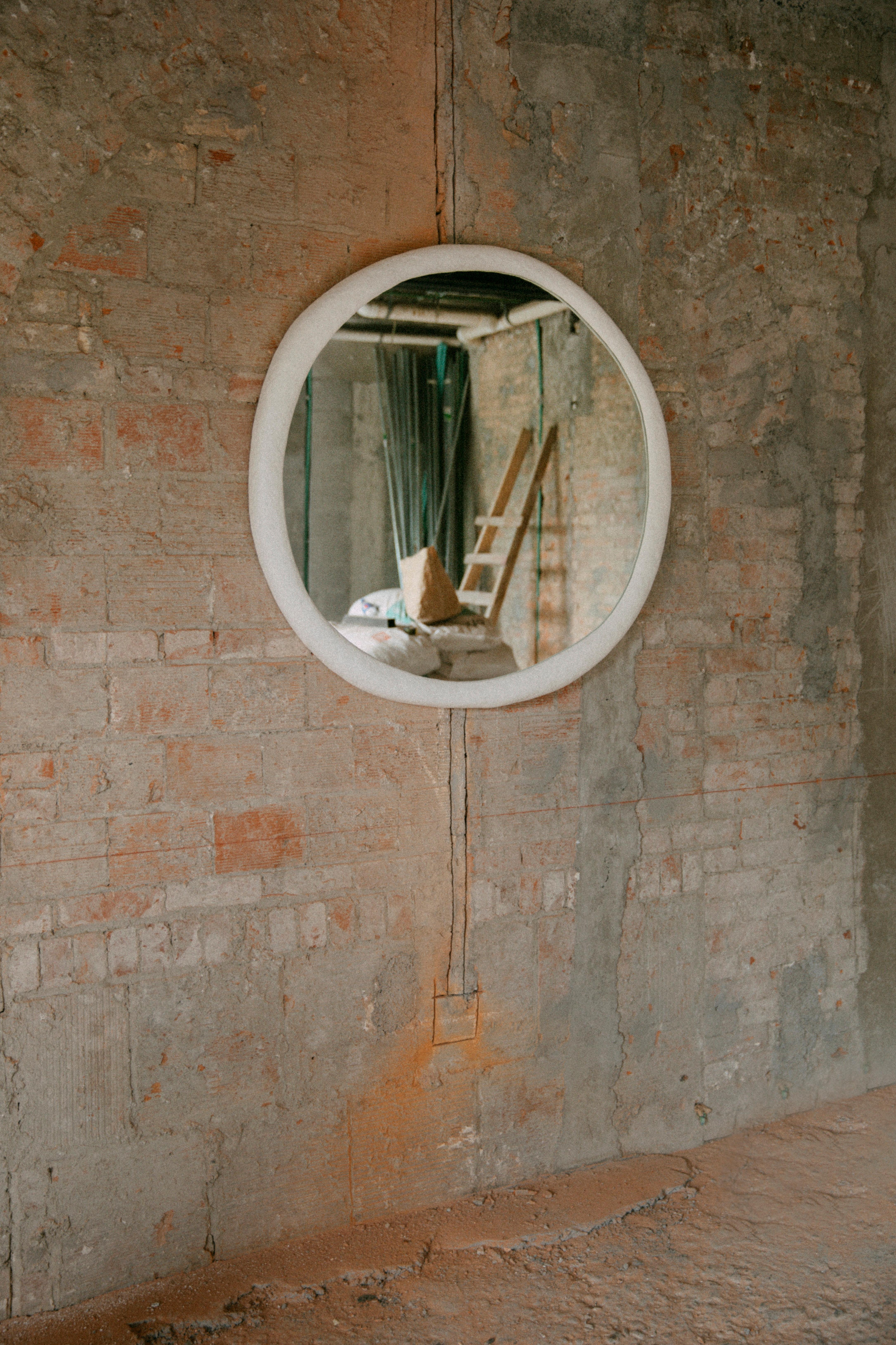Post-Modern Primitivo Fantástico Umbral Wall Mirror by Algo Studio For Sale