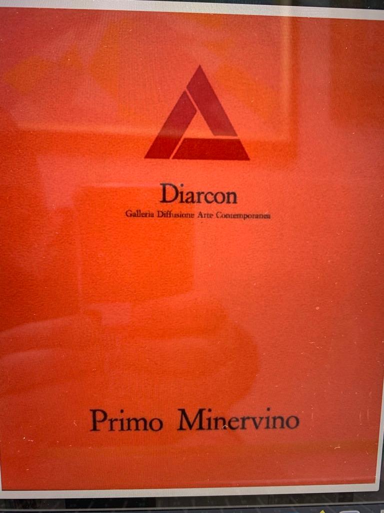 Primo Minervino Grande Quadro Mid Century Telaio in alluminio in vendita 5