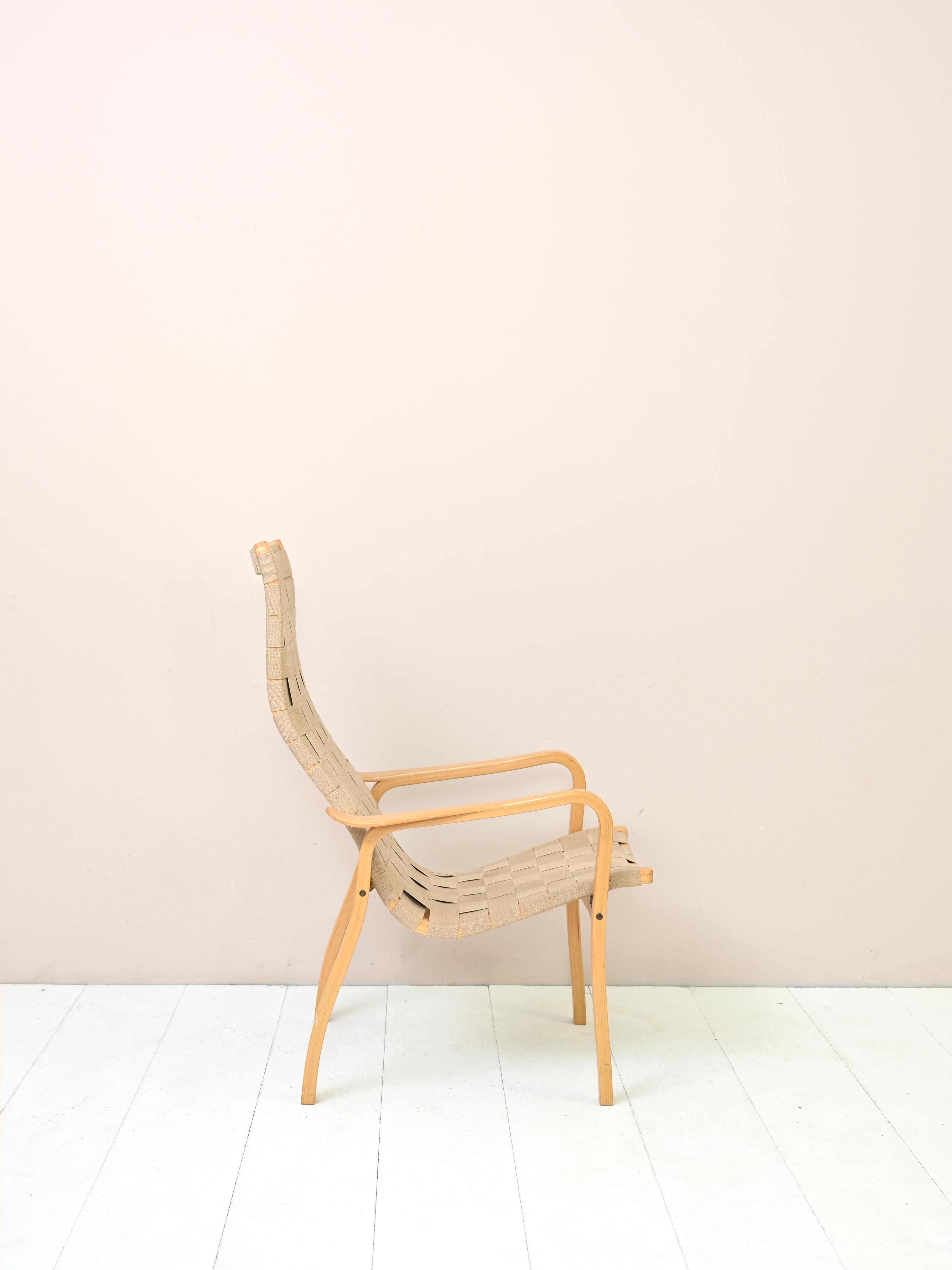 Scandinavian Modern 'Primo' Model Armchair by Yngve Ekström for Swedese For Sale