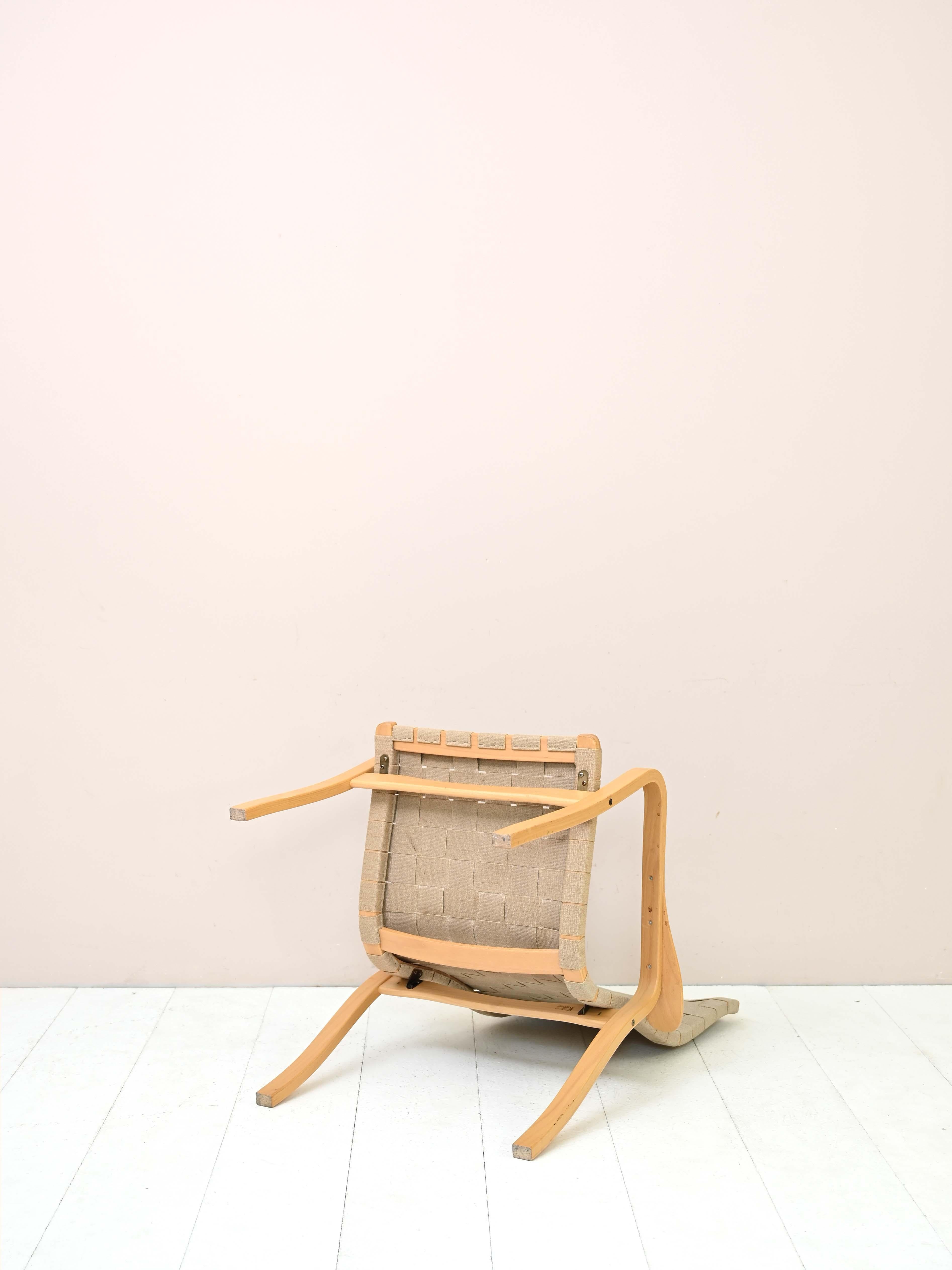 Mid-20th Century 'Primo' Model Armchair by Yngve Ekström for Swedese For Sale