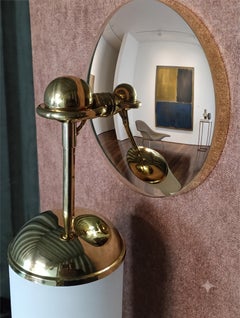 PRIMO wall sconce in glass and brass, nickel or chrome - by Candas Design