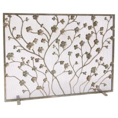 Primrose Garden Kaminschirm in Aged Silver