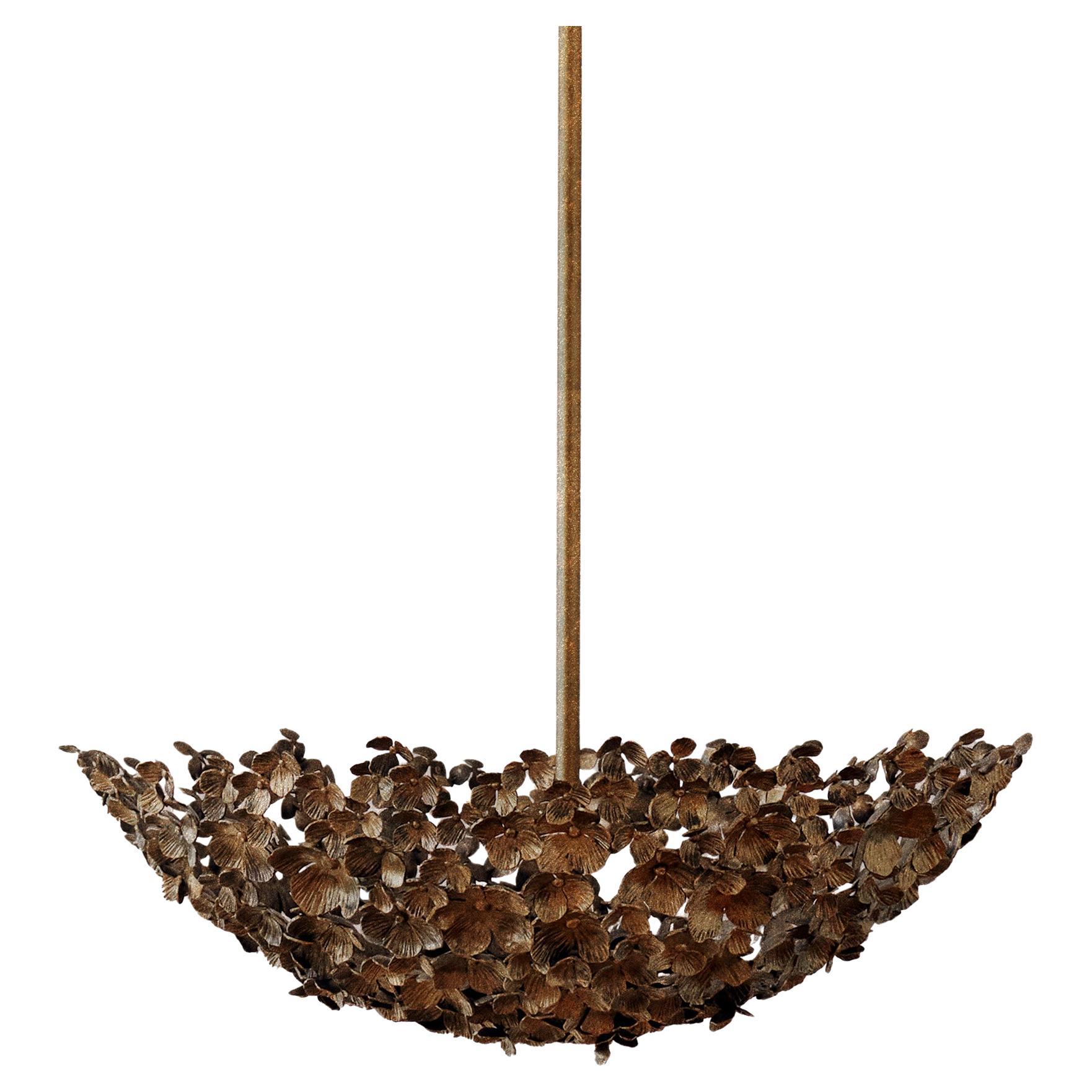 Primrose Garden Floral Dish Light in Tobacco