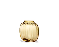 Primula Oval Vase Amber