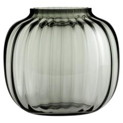 Primula Oval Vase Smoke